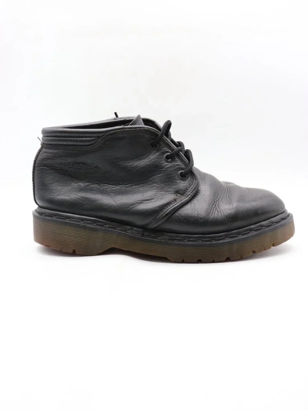 Vintage Doc Dr Martens 3 Eye Men's UK 9 US 10 Boot Chukka Black Leather England